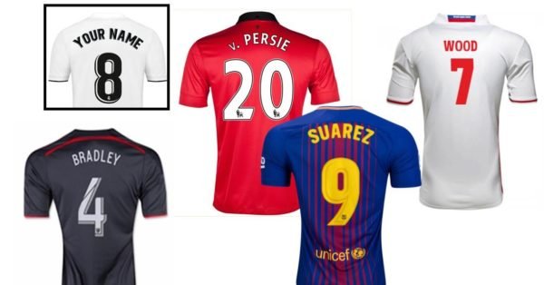 Football Shirt Printing Plymouth